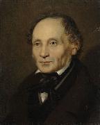 Gustav Adolf Hippius Portrait of J G Exner oil painting on canvas